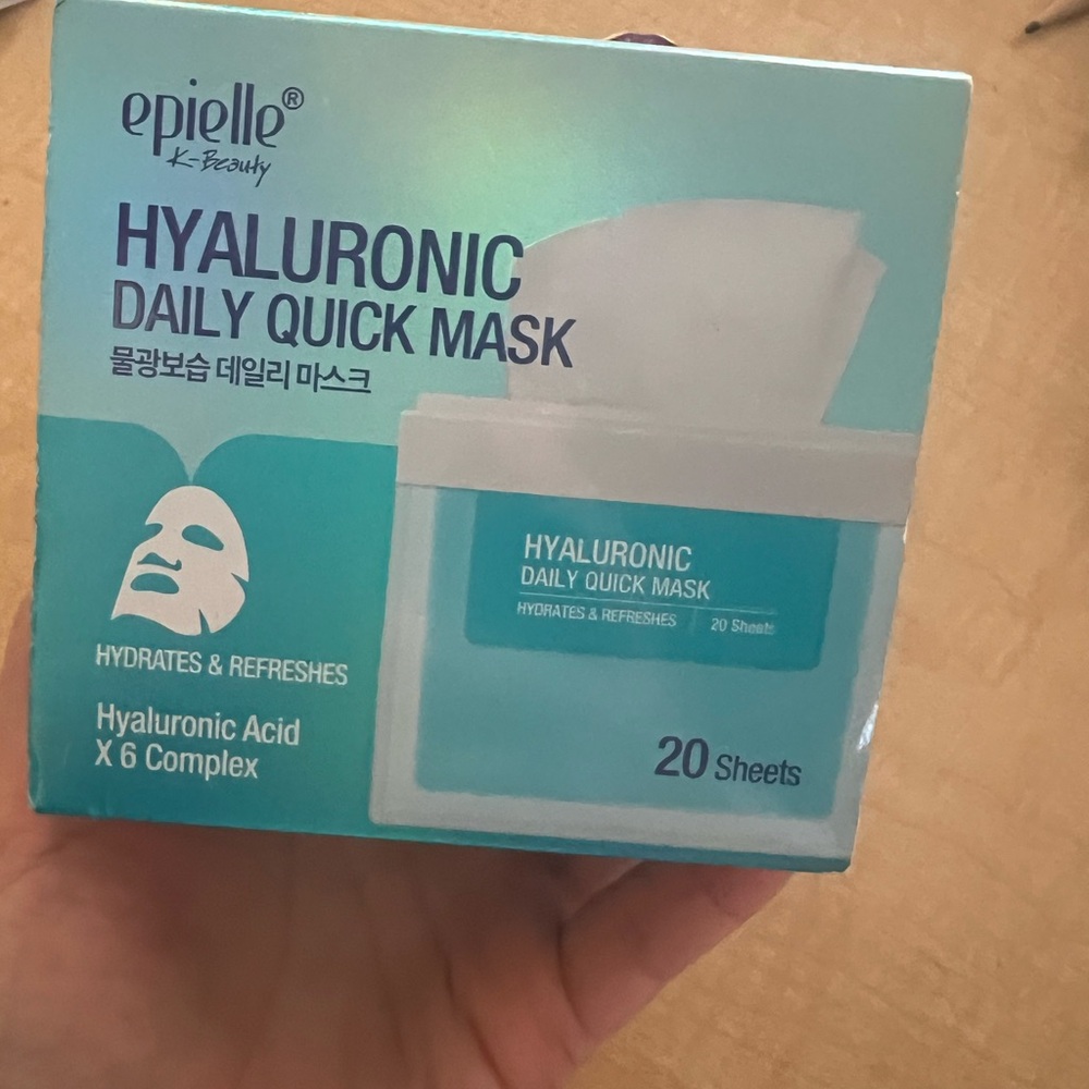 Epielle Hyaluronic daily quick mask 20 Sheet New Sealed